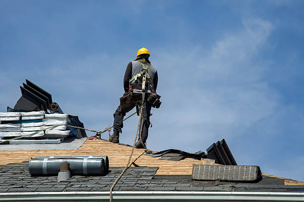 Professional Roof Inspection technician working in Garwin, IA